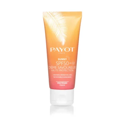 Sunny Crème savoureuse Visage SPF50 - PAYOT - crème solaire anti UVB et anti UVA