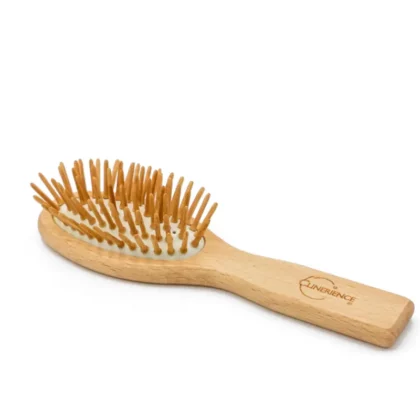 Brosse cheveux en bois petit modèle - Clinerience
