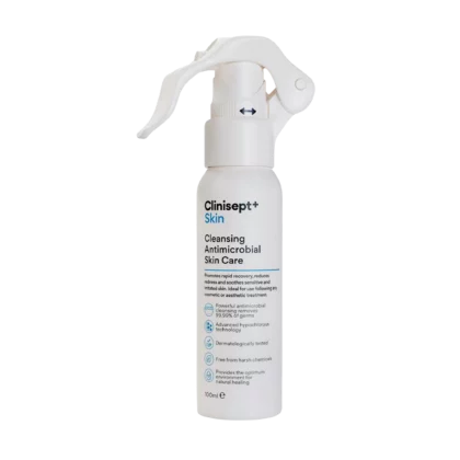 Clinisept+ Skin 100 ml spray acide hypochloreux soin post-laser détatouage épilation laser